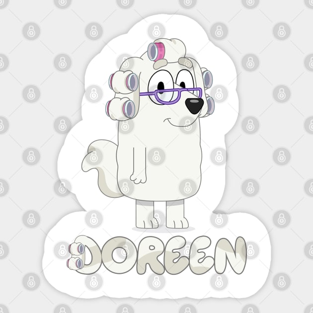 Doreen is  friendly Sticker by KOMIKRUKII